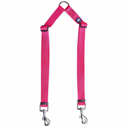 Double Dog Leash Coupler for Walking 2 Dogs