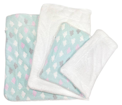 Double Layered Ultra Plush Fluffy Clouds Blanket