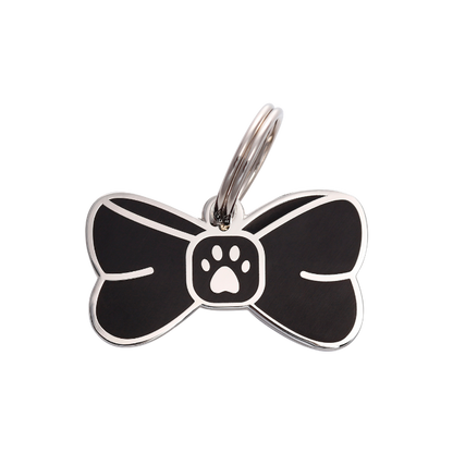 Bowtie Pet ID Tag Free Engraving Included