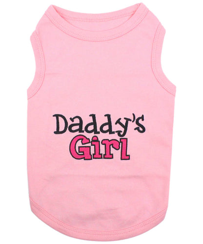 Pink Daddy’s Girl Dog T-Shirt