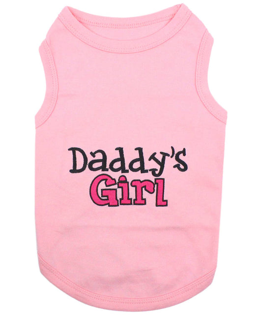 Pink Daddy’s Girl Dog T-Shirt