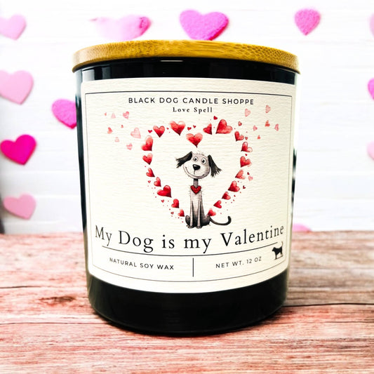 My Dog is My Valentine Candle - Love Spell