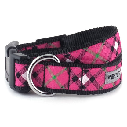 Bias Plaid Collar