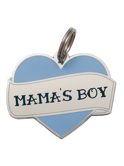 Mama's Boy Pet ID Tag - Free Engraving