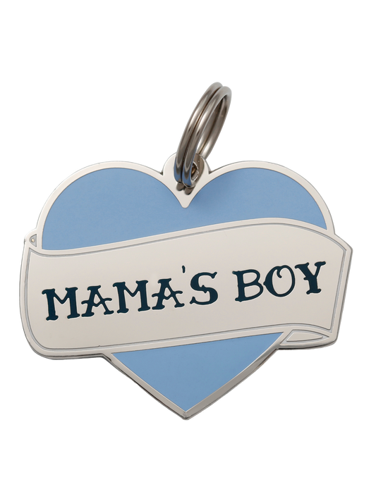 Mama's Boy Pet ID Tag - Free Engraving