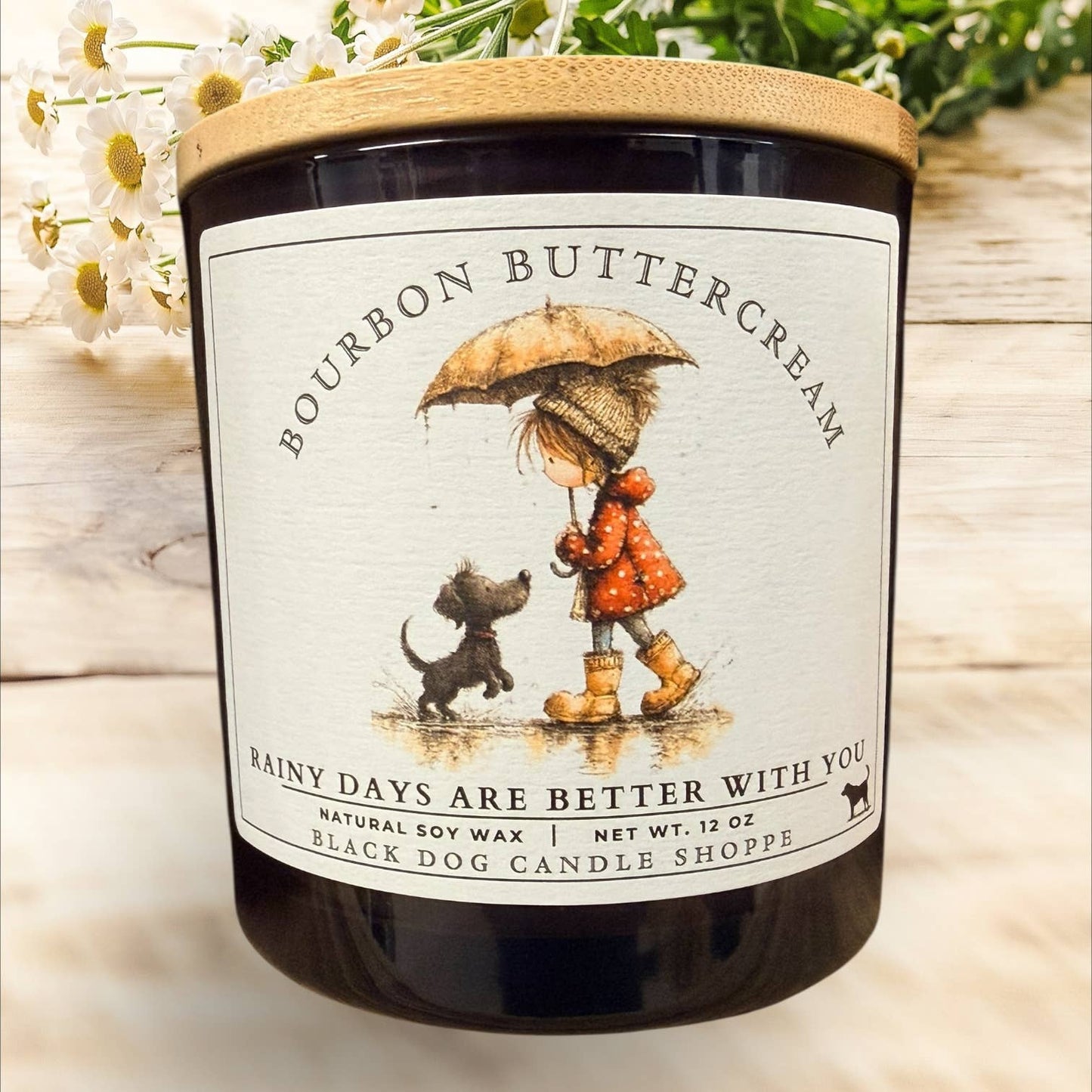 Rainy Days Are Better - Bourbon Buttercream Double Wick