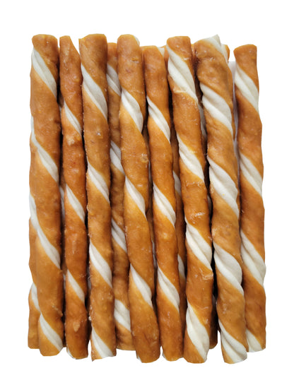 Butcher Shop Collagen Dog Chews 5" Chicken Twists 22-Pk