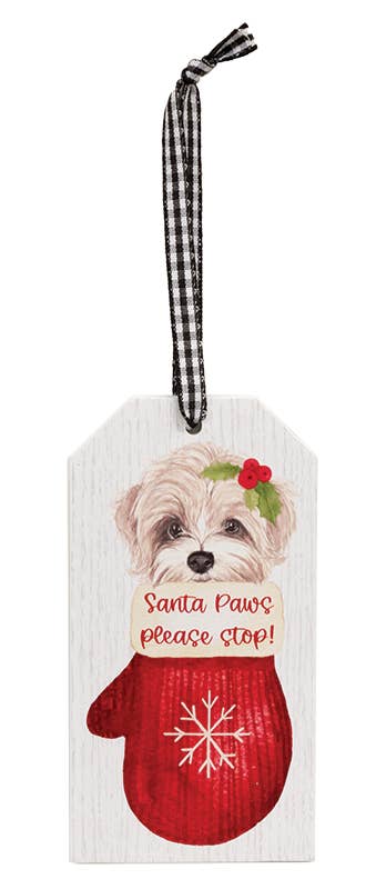 Merry Woofmas Tag Ornament
