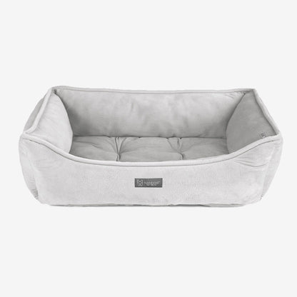 Luxurious Reversible Pet Bed for Dogs & Cats - Signature Pearl Gray Comfort