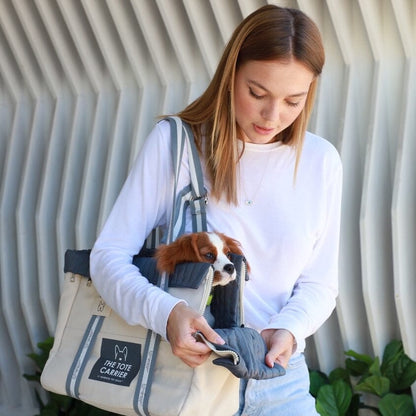 Nandog Stylish Washable Small Dog Carrier Tote Bag - Interchangeable Straps